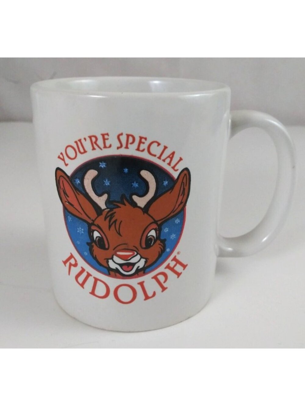 1995 Applause You're Special Rudolph Hot Mug Glowing Nose Coffee Cup